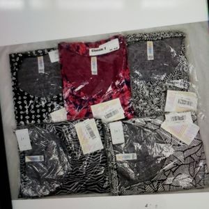 Lularoe mixed colors 5 tops